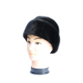 men mink fur hat New Fashion Men's Real Mink Fur Cap Winter Warm Top Hat Headgear Beanie Beret